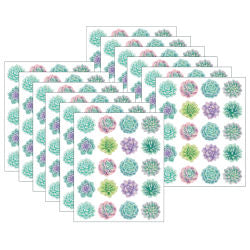 Teacher Created Resources Stickers, Polka Dots Numbers, 120 Stickers Per Pack, Set Of 6 Packs