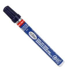 Testors Enamel Markers, 5-5/8in, Flat Black, Pack Of 12 Markers