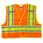 Ergodyne GloWear Safety Vest, Public, Type-P Class 2, Large/X-Large, Orange, 8245PSV