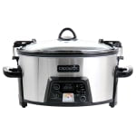 Crock-Pot Cook & Carry 6 Qt Programmable Slow Cooker, Stainless Steel