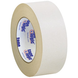 Tape Logic Double-Sided Masking Tape, 3in Core, 2in x 36 Yd., Tan, Case Of 24