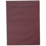 JAM Paper Open-End 10in x 13in Catalog Envelopes, Gummed Closure, Burgundy, Pack Of 10