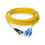 AddOn 30m SC to ST OS1 Yellow Patch Cable - Patch cable - SC/UPC single-mode (M) to ST/UPC single-mode (M) - 30 m - fiber optic - duplex - 9 / 125 micron - OS1 - halogen-free - yellow