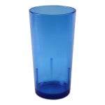 Cambro Del Mar Styrene Tumblers, 24 Oz, Sapphire Blue, Pack Of 36 Tumblers