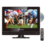 Audiobox Widescreen 13in Portable LED HDTV/DVD Combo, TV-13D