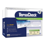 VersaCheck Security Form 3000 Business Standard Check Refills, Blue Prestige, Pack Of 250 Sheets