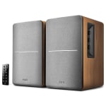 Edifier R1280DB 42-Watt RMS Amplified Bluetooth Bookshelf Wired Speaker System, Brown