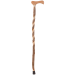 Brazos Walking Sticks Twisted Sassafras Walking Cane, 37in, Natural