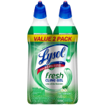 Lysol Clean/Fresh Toilet Cleaner - Ready-To-Use - 24 fl oz (0.8 quart) - Country Scent - 2 / Pack - Blue, White