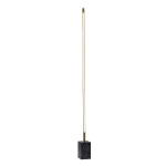 Adesso Felix LED Wall Washer, 65inH, Antique Brass/Black