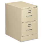 HON 310 26-1/2inD Vertical 2-Drawer Legal-Size File Cabinet, Putty