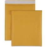 Sparco Size 2 Bubble Cushioned Mailers - Bubble - #2 - 8 1/2in Width x 12in Length - Self-sealing - Kraft - 100 / Carton - Kraft