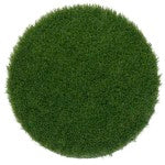 Joy Carpets Artificial Grass Sitting Spots, GreenSpace, 1-1/2ft x 1-1/2ft, Set Of 12 Spots