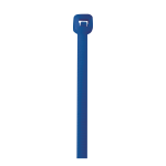 Partners Brand Colored Cable Ties, 50 Lb, 11in, Blue, Case Of 1,000 Ties