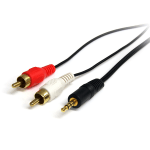 StarTech.com - Stereo Audio cable - RCA (M) - mini-phone stereo 3.5 mm (M) - 0.91 m - Connect your Computer or Audio Player to an RCA Audio Device - mini jack to rca - 3.5mm to rca - headphone jack to rca - mp3 to stereo - stereo to computer