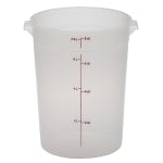 Cambro Translucent Round Food Containers, 8 Qt, Pack Of 12 Containers