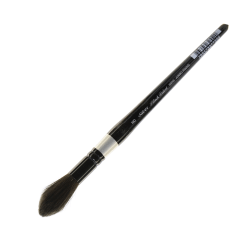 Silver Brush 3000S Black Velvet Series Paint Brush, Size 10, Round Bristle, Squirrel Hair/Synthetic Filament, Multicolor