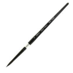 Silver Brush 3008S Black Velvet Series Paint Brush, 1in, Square Wash Bristle, Squirrel Hair/Synthetic Filament, Multicolor