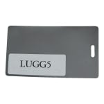 Loma Laminate Pouch, Luggage Tag, 2.5in x 4.25in, Clear, Box Of 500