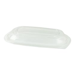 Microwavable Plastic Lids For 16-Oz Containers, 9in, Clear, Pack Of 300 Lids