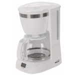 Brentwood 10-Cup Programmable Digital Coffee Maker, White