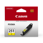 Canon CLI-251 Yellow Ink Tank, 6516B001