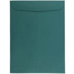 JAM Paper Open-End 9in x 12in Catalog Envelopes, Gummed Seal, Teal, Pack Of 25 Envelopes