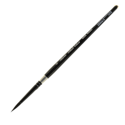 Silver Brush 3025S Black Velvet Series Paint Brush, Small, Jumbo Round Wash Bristle, Squirrel Hair/Synthetic Filament, Multicolor