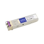 AddOn - SFP (mini-GBIC) transceiver module (equivalent to: Arista Networks SFP-1G-CW-1490-80) - 1GbE - 1000Base-CWDM - LC single-mode - up to 49.7 miles - 1490 nm - TAA Compliant