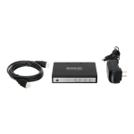 IOGEAR 2-Port Cinema 4K Splitter with HDMI Cables Kit - Video/audio splitter - 2 x HDMI - desktop