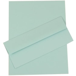 JAM Paper Strathmore Stationery Set, 8 1/2in x 11in, Ivory, Set Of 100 Sheets And 100 Envelopes