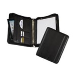 Samsill Professional 1in Zipper Binder - Case for tablet - vinyl - black