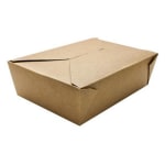 Karat Paper Fold-To-Go Boxes, 76 Oz, Kraft, Case Of 200 Boxes