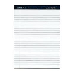 Business Source Plain Memo Pads - 100 Sheets - Plain - Glued - Unruled - 15 lb Basis Weight - 3in x 5in - White Paper - Chipboard Backing - 1 Dozen