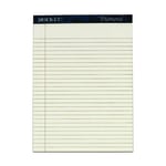 TOPS Docket Diamond 100% Recycled Writing Pads, 8 1/2in x 11in, Legal Ruled, 50 Sheets, Ivory, Pack Of 2 Pads