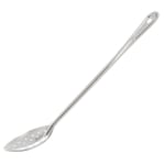 Hoffman Browne Serving Spoons, 13in, Perforated, Silver, Set Of 120 Spoons