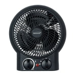 Brentwood 1500-Watt Portable Electric Space Heater With Fan, 9-1/4in x 4-1/4in, Black