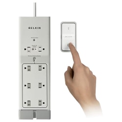 Belkin F7C01008Q Conserve Switch 8-Outlets Surge Suppressor - 8 - 1800 VA - 1000 J - 120 V AC Input - 120 V AC Output