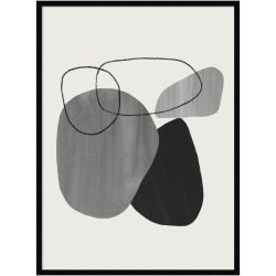 Amanti Art Framed Shapes by Beth Vassalo Wood Framed Wall Art Print, 41inH x 31inW, Natural