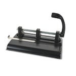 Master 1325B 3-Hole Punch, Black