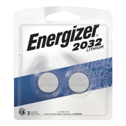 Energizer 3-Volt Lithium Coin Batteries, Pack Of 2