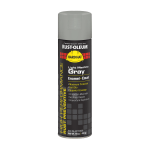 Rust-Oleum Hard Hat High Performance V2100 System Rust Preventive Enamel Spray Paint, 15 Oz, Gloss Light Machine Gray, Case Of 6 Cans