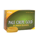 Alliance Rubber Pale Crepe Gold Rubber Bands, #32, 3in x 1/8in, 1 Lb, Box Of 1,100