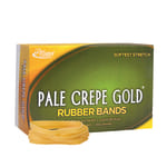 Alliance Rubber Pale Crepe Gold Rubber Bands, #64, 3 1/2in x 1/4in, 1 Lb, Box Of 490