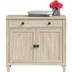 Sauder Hammond 30inH Library Base, Chalk Oak