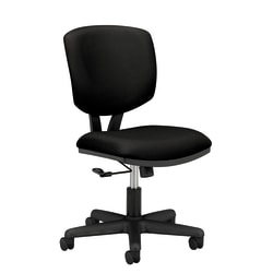 Sinfonia Sing Ergonomic Mesh Mid-Back Task Chair, Fixed T-Arms, Black