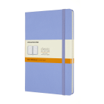 Moleskine Classic Notebook, Large, 5in x 8.25in, Ruled, 240 pages, Hard Cover, Hydrangea Blue