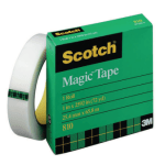 Scotch Magic 810 Tape, 1in x 2,592in