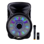 BeFree Sound Bluetooth Rechargeable Party Speaker, Black