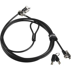 Lenovo Kensington MicroSaver DS 2.0 MasterKey Twin Head Cable Lock - Master Keyed Lock - For Notebook, Monitor, Desktop Computer